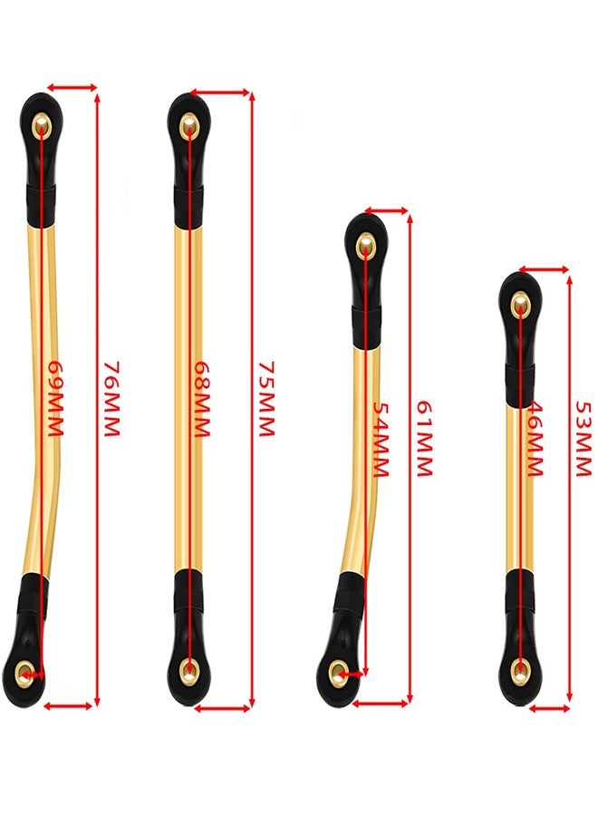 Pothyes Brass High Clearance Links Set for TRX4M Bronco Defender 1/18 RC Crawler Metal Upgrade Parts, 40g/Set - Image 5